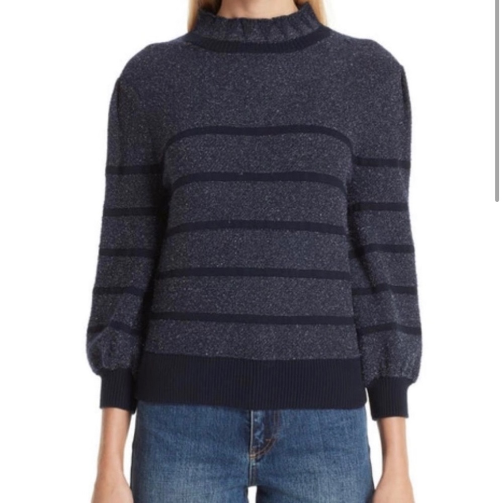 CO Metallic Stripe Sweater M
